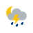 örtlich leichte Gewitter