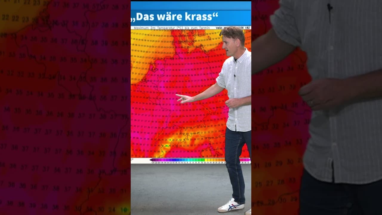 Schwitzen wir in einer Woche mächtig vor uns hin? #Wüstentage #shorts #dominikjung #hitze