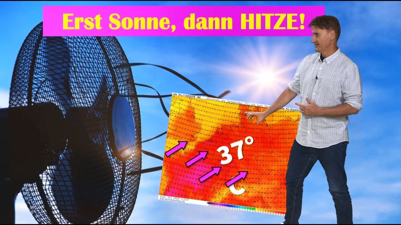 Daswäre extrem" Wettermodelle schielen auf 35°C + X...40°C??? Schafskälte geht langsam!