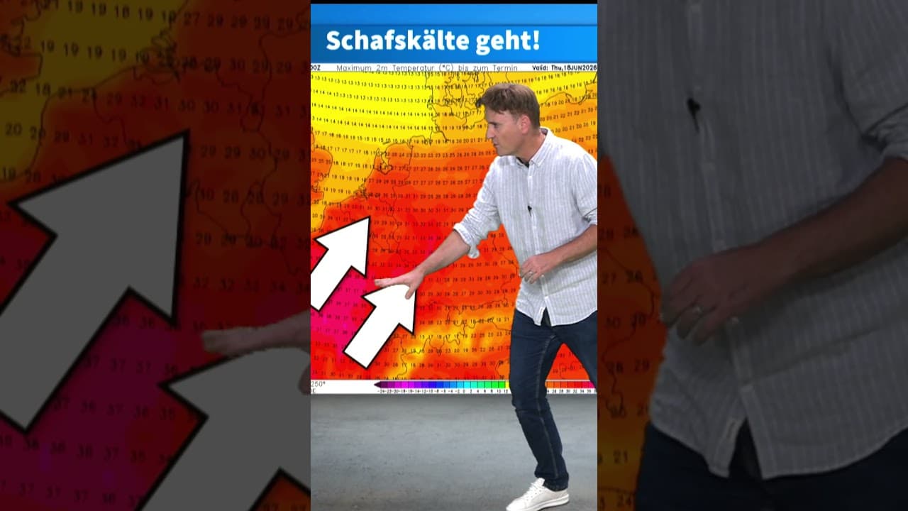 Es wird wärmer bis heiß: 30 oder gar 35°C möglich! #dominikjung #news #wetter #weather #shorts